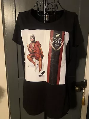 Buy Bruno Mars 24k Magic World Tour 2017 Concert Official Merch T-shirt Size Large  • 25£