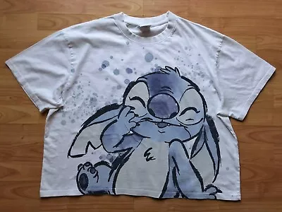 Buy Disney Stitch White T Shirt Size L • 2£