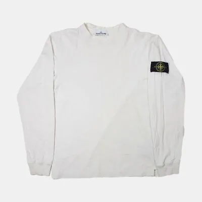 Buy Stone Island T-Shirt / Size M / Mens / White / Cotton • 70£