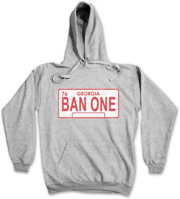 Buy BAN ONE SIGN LICENSE PLATE HOODIE Smokey And The Car Bandit Pontiac Dodge • 40.74£