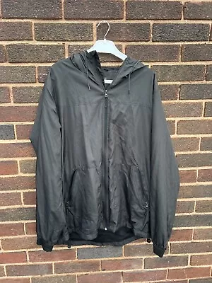 Buy Primark Jacket Men’s Black XL Fleece Zip Up Top Simple Jumper Hoodie Coat Wind • 8.80£