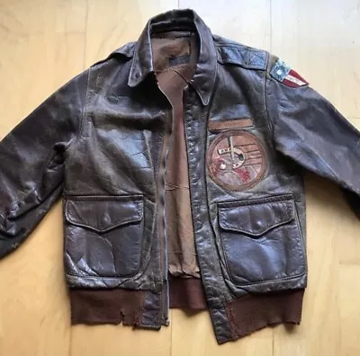 Buy Original Issued A2 Jacket, 10th Airforce USAAF 341st Bomb Group Ww2 • 1,150£