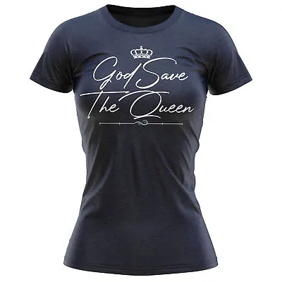 Buy God Save The Queen T Shirt Country Platinum Jubilee Royal Gifts For Her Queen... • 13.95£