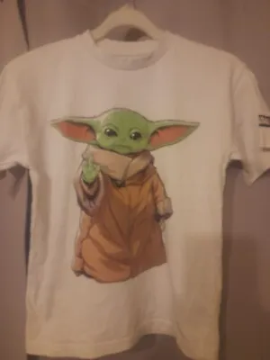 Buy Star Wars Baby Yoda T Shirt Ages 7 Years • 6£
