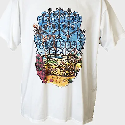 Buy Grateful Dead Metal Rock Short Sleeve White Unisex T-shirt S-3XL • 14.99£
