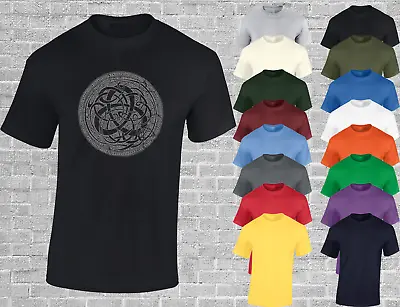 Buy Celtic Knotwork Mens T Shirt Pagan Irish Scottish Viking Norse Design Cool • 7.99£