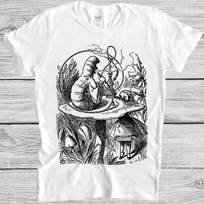 Buy Alice In Wonderland T Shirt 2451 The Caterpillar Psychedelic Lsd Acid Gift Tee • 6.35£