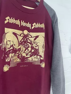Buy Black Sabbath Bloody Sabbath Sweatshirt New UnWorn Screen Printed Gold Ink • 7£