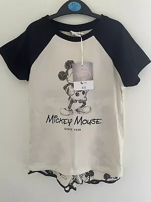 Buy Disney Mickey Mouse Summer Pyjamas 6-7 Years • 9.98£