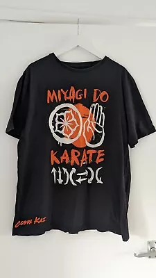 Buy Mens Cobra Kai Miyagi Do Karate Print Black T Shirt Size 2 XL • 9.31£