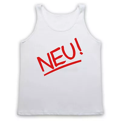 Buy Neu! German Electronic Krautrock Unofficial Rock Band Adults Vest Tank Top • 18.99£