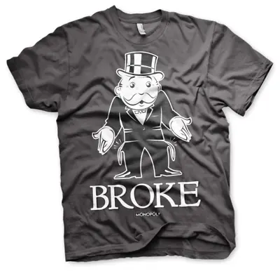 Buy Monopoly Broke Official Mens T-Shirt • 15.98£