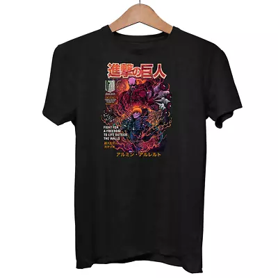 Buy Attack On Titan Anime Fight For A Freedom To Life Outside The Walls Adult Unisex • 15.99£