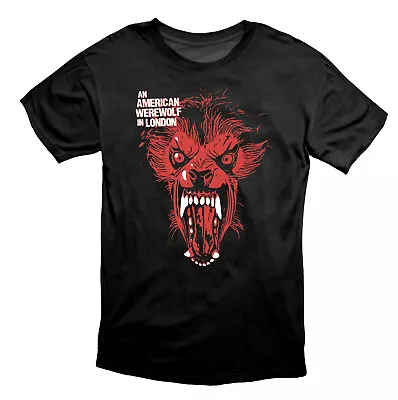 Buy An American Werewolf In London Version 2 Scary Horror T Shirt Black • 19.49£