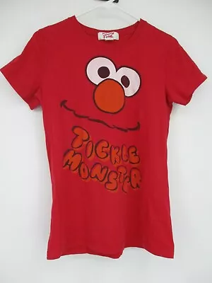 Buy Mighty Fine Elmo Shirt Kids XL - Womens Small Red Tickle Monster Cotton Top 2011 • 8£