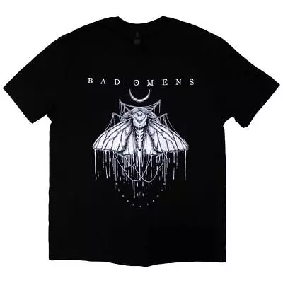 Buy Bad Omens Unisex T-Shirt: Moth  - Black  Cotton • 17.99£