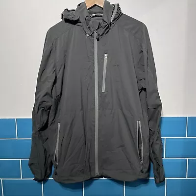 Buy Rohan Windshadow Rain Jacket Lightweight Hooded Windbreaker Grey Size Medium • 29.99£