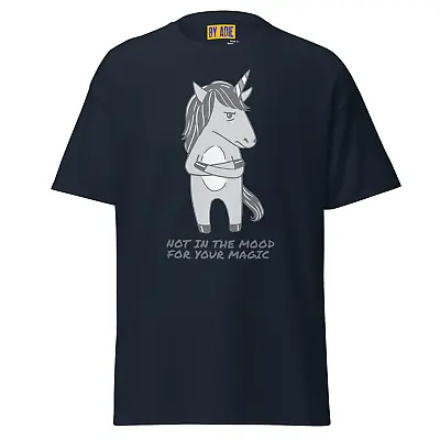 Buy ByAdie Men's Moody Unicorn T-Shirt • 17£