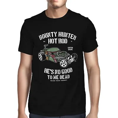 Buy 1Tee Mens Bounty Hunter, Hot Rod Car  T-Shirt • 7.99£