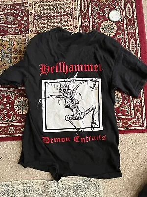 Buy Hellhammer  Demon Entrails  Shirt, Death Metal Black Metal, Celtic Frost, 1990s • 16£