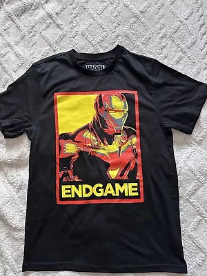 Buy Iron Man Endgame Marvel Disney Black T-Shirt Size S Unisex NEW Movie Merch • 12.99£