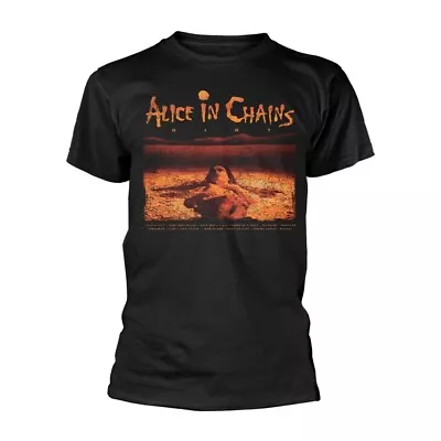 Buy ALICE IN CHAINS - DIRT TRACKLIST BLACK T-Shirt Large • 19.11£