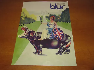 Buy Blur - Hyde Park 12/08/2012 - Original 2012 Uk Merch Poster • 99£