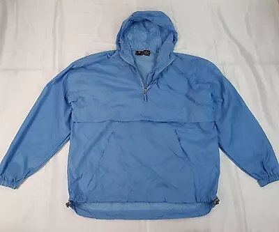Buy Foot Locker Size M Mens Womens Blue Water Resistant Lightweight Packable Jacket • 13.97£