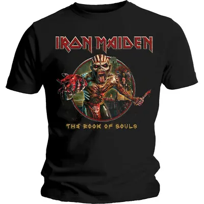 Buy **  Iron Maiden Book Of Souls Circle T-shirt Official ** • 15£