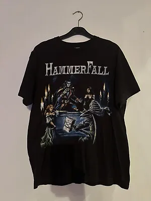 Buy Hammerfall Natural High Band Merch T-Shirt Medium • 20£