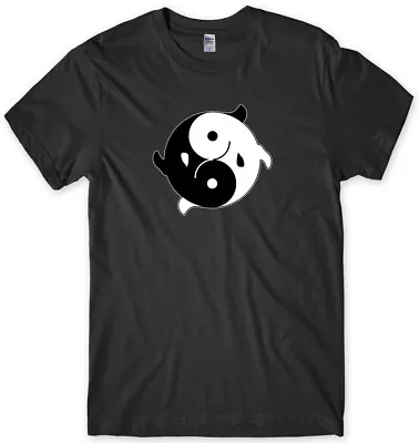 Buy Yin Yang Dolphins Mens Funny Unisex T-Shirt • 11.99£