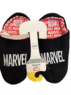 Buy Primark Marvel Black Mule Men's Slippers UK 8-9 BNWT • 12.99£