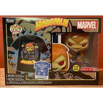 Buy Funko POP! And Tee Marvel Hobgoblin [Glows In The Dark] With Size XL T-Shirt • 37.79£
