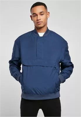 Buy Urban Classics Jacke Pullover Bomber Jacket Darkblue • 46.28£
