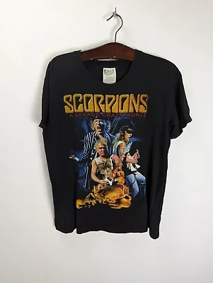 Buy Scorpions Vintage Original A Savage Crazy World T Shirt  Size XL • 30£