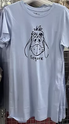 Buy Disney Eeyore Winnie The Pooh  Pyjama Nightdress UK Size 4-24 2XS-2XL • 13.99£