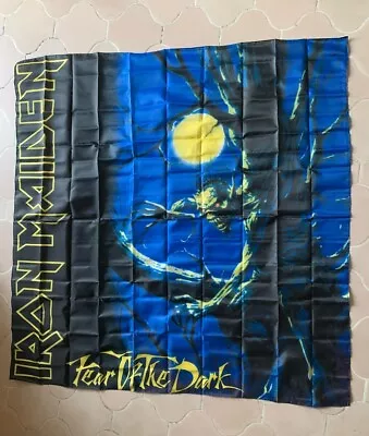 Buy Iron Maiden Wall Banner 4' X 4' Original Merch 2006 Sealed C&d Fear Of The Dark • 37.64£