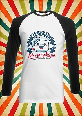 Buy Stay Puft Marshmallows Funny Men Women Long Short Sleeve Baseball T Shirt 2777 • 9.95£