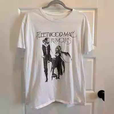 Buy Fleetwood Mac Rumours Band T Shirt-White-XL • 22.73£