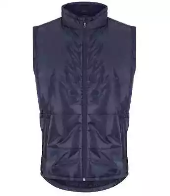 Buy Pro RTX Gilet Mens Zip Up Bodywarmer Showerproof Fleece Lined Casual Work • 20.95£