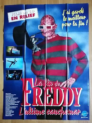 Buy FREDDY'S DEAD FINAL NIGHTMARE Horror Original French Movie Poster 63x47 '91 • 43.37£