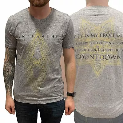 Buy Amaranthe Countdown Light Grey Shirt S-XXL Official Heavy Metal Band Merch New • 25.28£