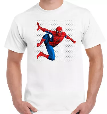 Buy SPIDER MAN Spiderman T Shirts Personalise Any Name Age Kids 100% Cotton • 9.49£