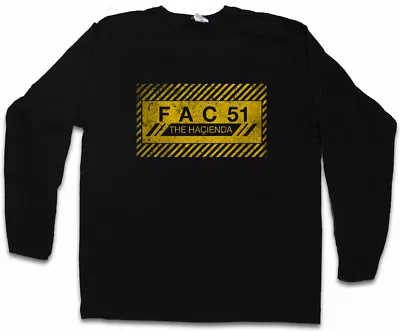 Buy FAC 51 THE HACIENDA I LONG SLEEVE T-SHIRT Fac51 Club Factory Joy Division • 27.54£