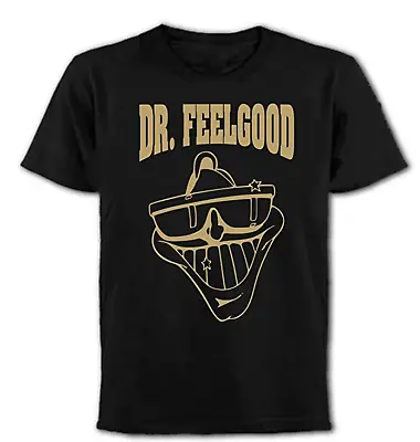 Buy Dr. Feelgood T-Shirt Punk Rock Wave Band | T Shirts Regular Unisex Black UK • 12.99£