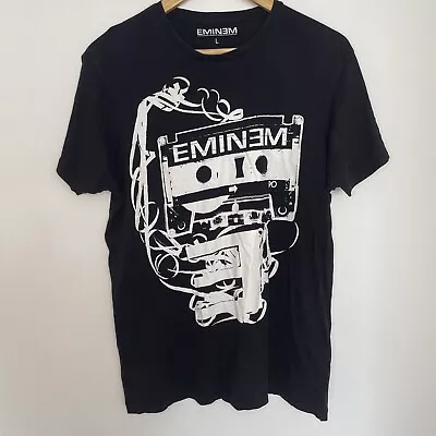 Buy Eminem Cassette Tape Black T-Shirt 2012 Cousins Entertainment NYC Size Large • 22£