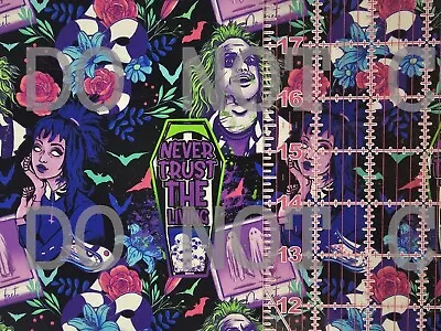 Buy Custom 100% Cotton Woven Fabric Beetlejuice Movie By The 1/4 Yard 9X56 • 4.73£