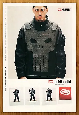 Buy 2001 Ecko Unltd Marvel Punisher Vest Vintage Print Ad/Poster Clothing Promo Art • 14.17£