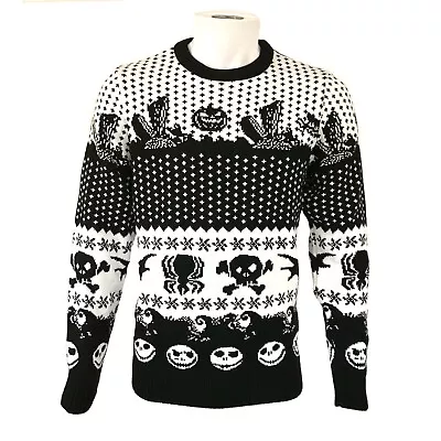 Buy Nightmare Before Chr - Symbols Unisex Knitted Jumper Medium - Medium - K777z • 33.32£