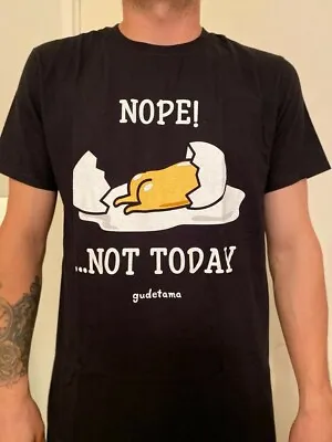 Buy Lazy Egg Nope Not Today- Adult T Shirt - Gudetama Official T Shirt • 6.99£